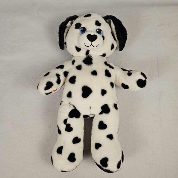 Build a Bear 16" Dalmatian Dog Puppy Huggable Hearts Plush Toy BAB Pup in a Tux - Picture 14 of 14